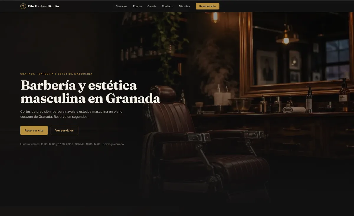 Captura de Filo Barber Studio