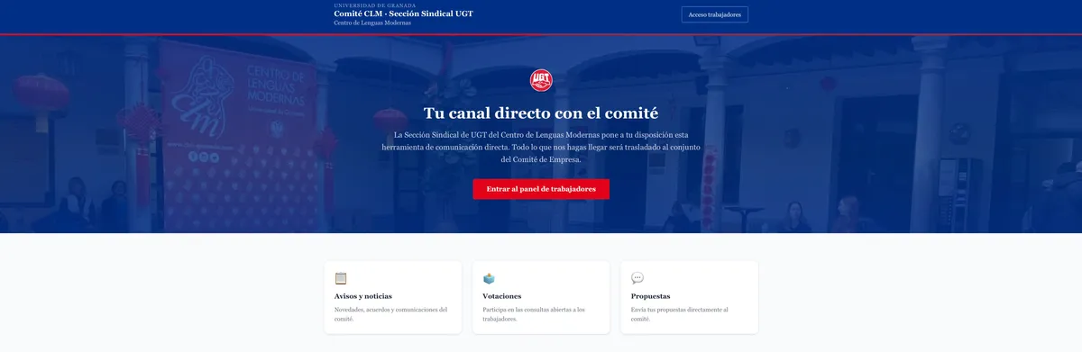 Captura de CLM - Sección sindical UGT