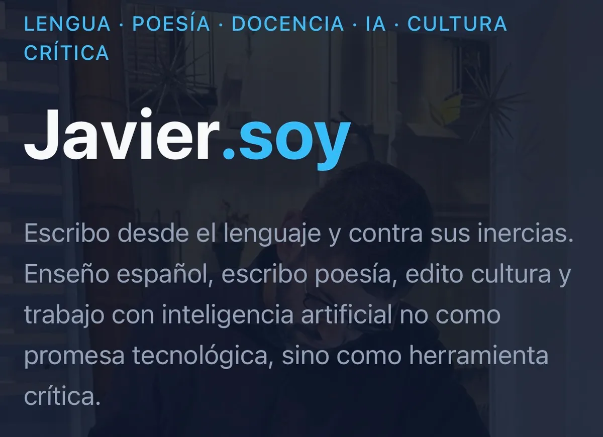 Captura de Javier Benítez — Personal