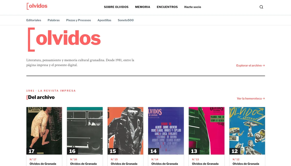 Olvidos de Granada