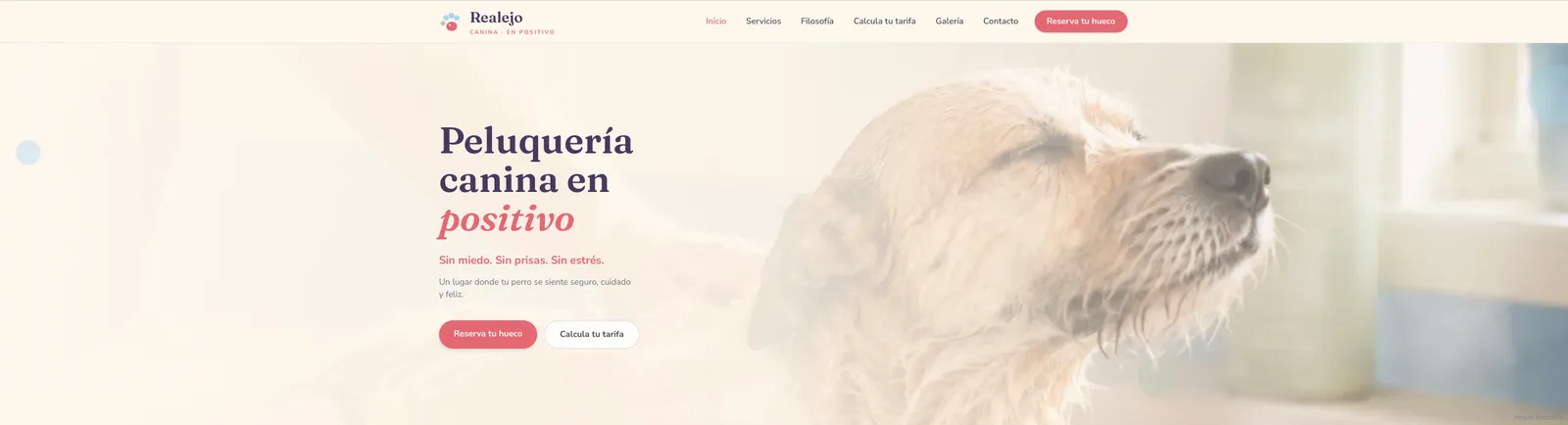 Captura de Perruquería Canina Realejo